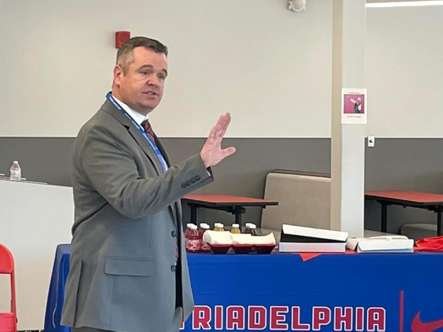 Andrew Seals Providing Leadership At Triadelphia Middle School